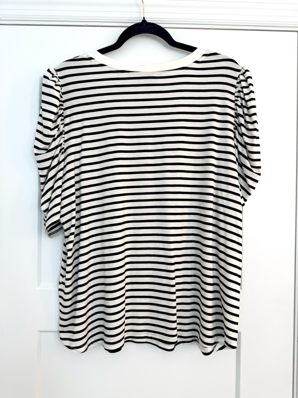 Modern Works Puff Sleeve Striped Tee - Picture 5 of 7